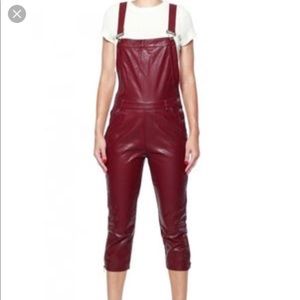 Mille Faux Leather Jumpsuit
